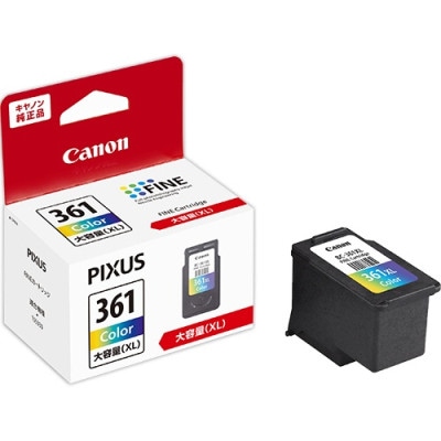 CANON FINEカートリッジ BC-361XL 3色カラー(大容量)｜3726C001|サプライ/オプション品|プリンタ | スキャナ
