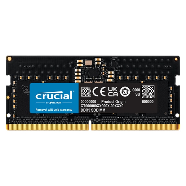 Micron(Crucial) 8GB(8GBx1) DDR5-4800 (PC5-38400) CL40 SODIMM