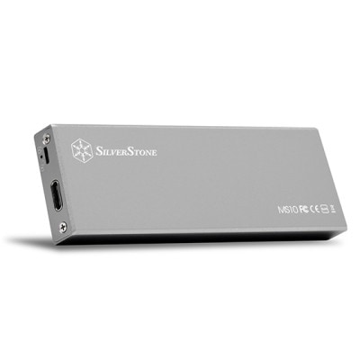 SILVERSTONE MS10 小型ポケットサイズ SATA M.2 SSDアルミニウムケース｜SST-MS10C|SSD(M.2)ケース|NAS｜ハードディスクケース | サーバーストレージ