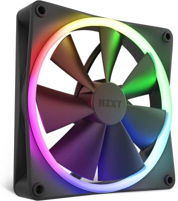 【アウトレット特価・新品】NZXT F140RGB 140mm RGB Fans Single Black ケースファン ブラック｜RF-R14SF-B1|ケースファン|クーラー/ヒートシンク/冷却/