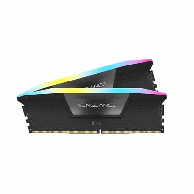 Corsair 32GB(16GBx2) DDR5 6000MT/s (PC5-48000) 36-44-44-96 UDIMM XMP 3.0 VENGEANCE RGB ブラック PCB 1.4V