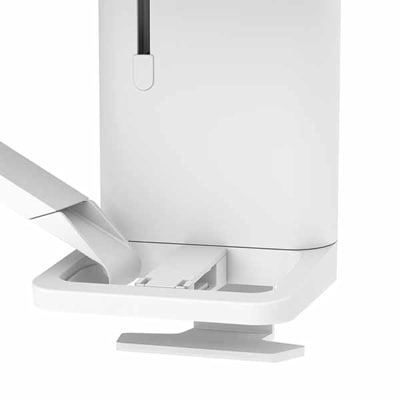 ERGOTRON TRACE Slim Profile Clamp Kit スリムクランプキット(ホワイト)｜98-490-216|サプライ/オプション品|家具/ゲーミングチェア