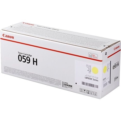 CANON トナーカートリッジ 059H Y (イエロー・大容量) CRG-059HYEL (13500ページ印刷可能)｜3624C001|サプライ/オプション品|プリンタ | スキャナ