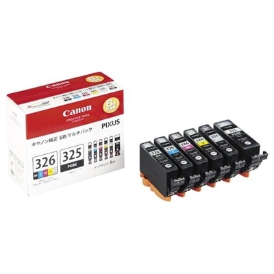 CANON インクタンク BCI-326(BK/C/M/Y/GY)+BCI-325PGBK マルチパック｜4713B002|サプライ/オプション品|プリンタ | スキャナ
