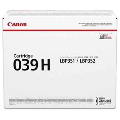 CANON トナーカートリッジ039H(大容量) CRG-039H(25000ページ印刷可能)｜0288C001|サプライ/オプション品|プリンタ | スキャナ