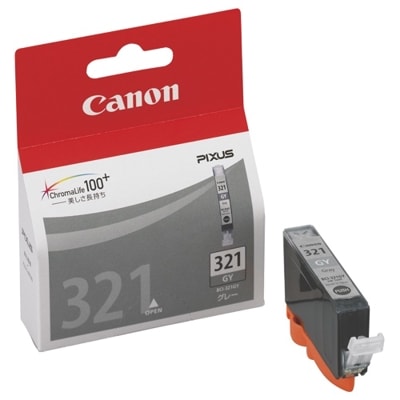 CANON インクタンク グレー BCI-321GY｜2931B001|サプライ/オプション品|プリンタ | スキャナ