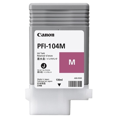CANON 染料マゼンタインク 130ml PFI-104M iPF765/760/755/750/655/650用｜3631B001|サプライ/オプション品|プリンタ | スキャナ