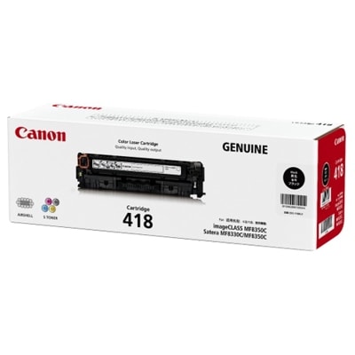 CANON トナーカートリッジ418 ブラック CRG-418BLK (3400ページ印刷可能(ISO/IEC19798準拠))｜2662B007|サプライ/オプション品|プリンタ | スキャナ