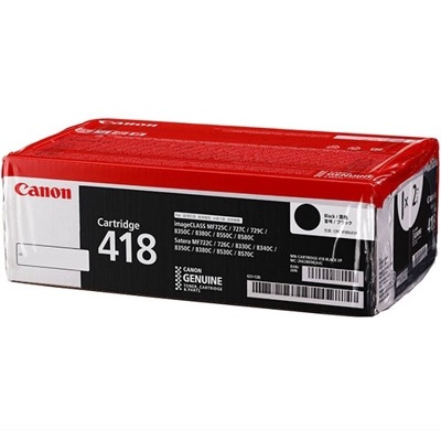 CANON トナーカートリッジ418 ブラックVP 2本パック CRG-418BLKVP (3400ページ/本・印刷可能(ISO/IEC19798準拠))｜2662B008|サプライ/オプション品|プ