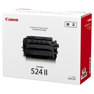 CANON トナーカートリッジ524(大容量) CRG-524(約12500ページ印刷可能(JIS X 6931(ISO/IEC19752)準拠))｜3482B004|サプライ/オプション品|プリンタ