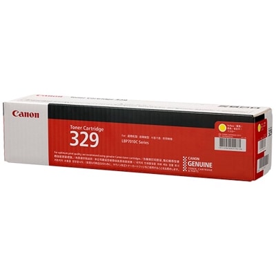 CANON トナーカートリッジ329 イエロー CRG-329YEL(1000ページ印刷可能(ISO/IEC19798準拠))｜4367B003|サプライ/オプション品|プリンタ | スキャナ