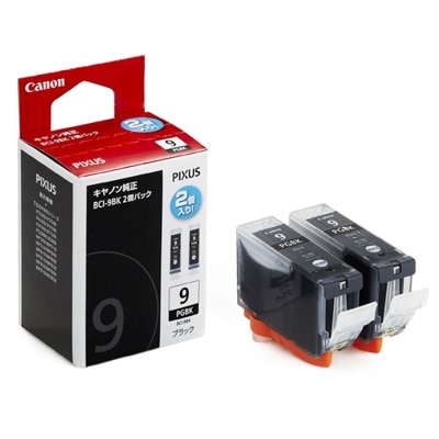 CANON インクタンク BCI-9BK2P ブラック 2個パック｜1018B009|サプライ/オプション品|プリンタ | スキャナ