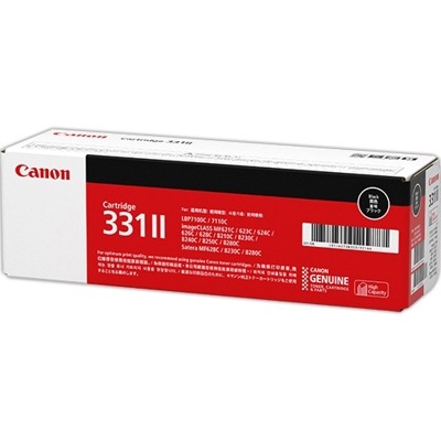 CANON トナーカートリッジ331II BK ブラック CRG-331IIBLK(2400ページ印刷可能(ISO/IEC19798準拠・A4普通紙片面連続印刷時))｜6273B003|サプライ/オプ