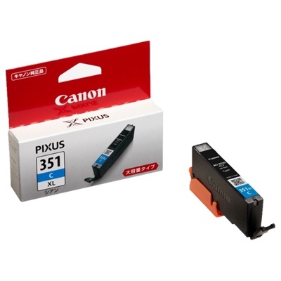 CANON インクタンク BCI-351XLC シアン(大容量)｜6439B001|サプライ/オプション品|プリンタ | スキャナ