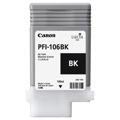 CANON 顔料ブラックインク 130ml PFI-106BK｜6621B001|サプライ/オプション品|プリンタ | スキャナ