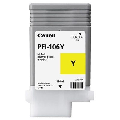 CANON 顔料イエローインク 130ml PFI-106Y｜6624B001|サプライ/オプション品|プリンタ | スキャナ