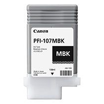 CANON 顔料マットブラックインク 130ml PFI-107MBK iPF670/iPF680/iPF685/iPF770/iPF780/iPF785用｜6704B001|サプライ/オプション品|