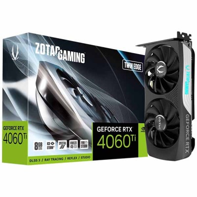 【アウトレット特価・新品】ZOTAC GAMING GeForce RTX 4060 Ti Twin Edge オリジナルクーラー「IceStorm 2.0」装備 グラフィックボード｜ZTRTX406