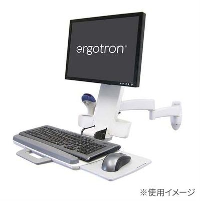 ERGOTRON 200シリーズ コンボアーム (ホワイト)｜45-230-216|モニター1台用|モニタアーム・スタンド