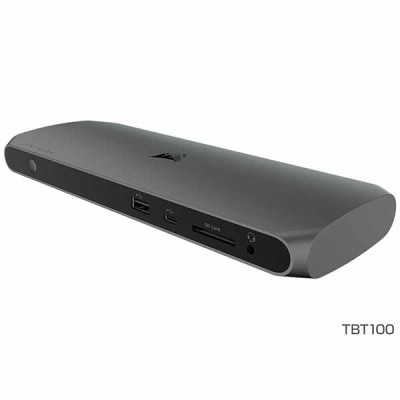 【アウトレット特価・新品】Corsair TBT100 DP Thunderbolt 3 Dock w/ DisplayPort AP Version PSE認証版 Thunderboltドック｜CU
