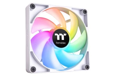 Thermaltake CT120 ARGB Sync PC Cooling Fan White 2 Pack 120mmファン ホワイト｜CL-F153-PL12SW-A|ケースファン|クーラー/ヒ