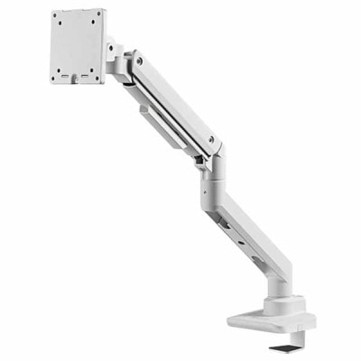 SILVERSTONE ARM14 頑丈なガススプリング設計と高性能調節装備のシングルモニターアーム ホワイト｜SST-ARM14|モニター1台用|モニタアーム・スタンド