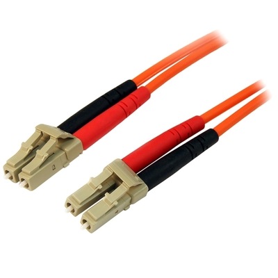 StarTech 光ファイバーケーブル 5m LSZH対応パッチコード OM2仕様準拠 マルチモード コア径50ミクロン/芯径125ミクロン 2芯LC-LCコネクタ｜50FIBLCLC5|ネットワーク
