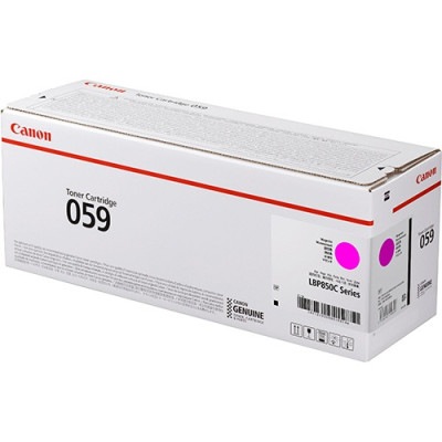 CANON トナーカートリッジ 059 M (マゼンタ) CRG-059MAG (5000ページ印刷可能(ISO/IEC19798準拠・A4普通紙片面連続印刷時))｜3621C001|サプライ/オプシ