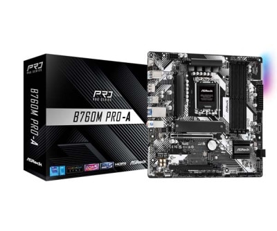 ASRock B760M Pro-A microATXマザーボード｜B760M Pro-A|LGA1700(Intel)|マザーボード