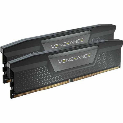 【アウトレット特価・新品】Corsair DDR5 6400MT/s 64GB(32GBx2) UDIMM 32-40-40-84 Std PMIC XMP 3.0 VENGEANCE DDR5 ブラ