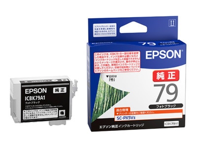 EPSON インクカートリッジ フォトブラック｜ICBK79A1|サプライ/オプション品|プリンタ | スキャナ