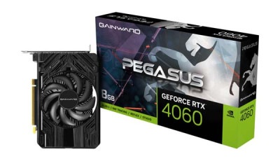 【アウトレット特価・新品】GAINWARD RTX4060 PEGASUS 8G GDDR6 128bit 3-DP HDMI V1 (×16) グラフィックボード｜NE64060019P1-1070