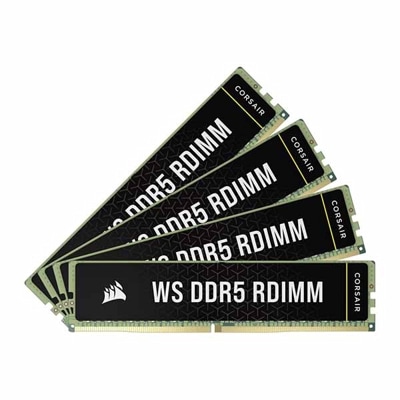 Corsair WS DDR5 RDIMM 64GB(16GBx4) DDR5 6000 (PC5-48000) CL40-40-40-77 1.35V AMD EXPO & Intel XMP Me