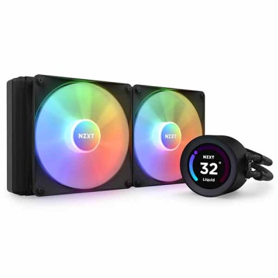 【アウトレット特価・新品】NZXT KRAKEN Elite RGB 280 Black 高性能ポンプと高静圧RGBファンを備える水冷一体型CPUクーラー ブラック｜RL-KR28E-B1|水冷パーツ