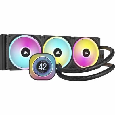 【アウトレット特価・新品】Corsair iCUE LINK H150i LCD 120mmファン×3 iCUE LINK対応 水冷一体型CPUクーラー ブラック｜CW-9061008-WW|CPUク