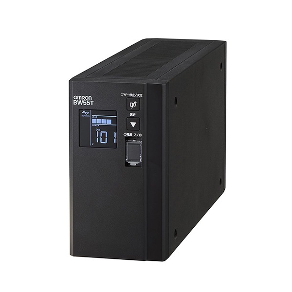 オムロン 無停電電源装置(常時商用給電/正弦波出力) 550VA/340W｜BW55T 