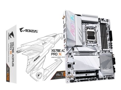 【アウトレット特価・新品】GIGABYTE X670E AORUS PRO X オールホワイトATXマザーボード｜X670E AORUS PRO X|SocketAM5|マザーボード
