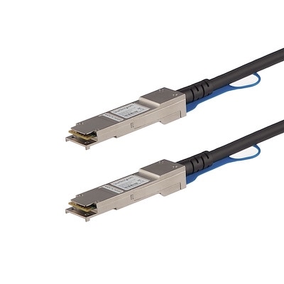 StarTech QSFP+ DAC Twinax ケーブル 0.5m MSA準拠 40GbE｜QSFP40GPC05M|ネットワーク系|ケーブル/コネクタ/変換・延長アダプタ