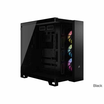 【アウトレット特価・新品】Corsair iCUE LINK 6500X RGB デュアルチャンバー設計 ミドルタワー型PCケース ブラック｜CC-9011269-WW|ATX|PCケース