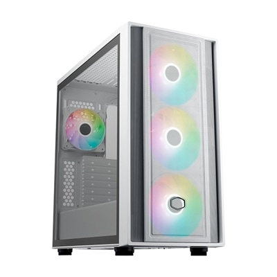 【アウトレット特価・新品】Cooler Master MasterBox 600 White 背面コネクタ設計のマザーボードに対応 ミドルタワー型PCケース ホワイト｜MB600-WGNN-S00|E