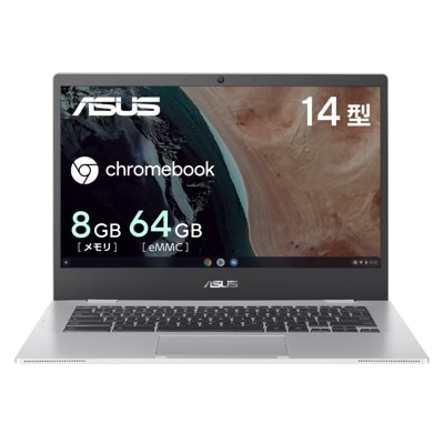 ASUS Chromebook(14.0型/Celeron N4500/SSD 64GB/8GB LPDDR4X-2933/Chrome OS/トランスペアレントシルバー)｜CX1400CKA-EB0