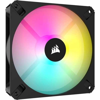 【アウトレット特価・新品】Corsair iCUE AR120 RGB ELITE Single Pack 120mm x1 ブラック ファン単品モデル｜CO-9050166-WW|ケースファン|クー
