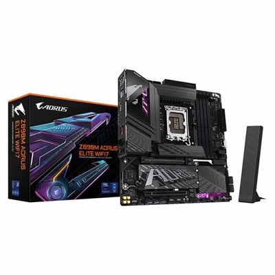 【アウトレット特価・新品】GIGABYTE Z890M AORUS ELITE WIFI7 Intel Core Ultra プロセッサー対応 Micro ATXマザーボード｜Z890M A ELIT