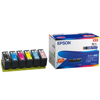 EPSON インクカートリッジ/カニ 6色パック｜KNI-6CL|サプライ/オプション品|プリンタ | スキャナ