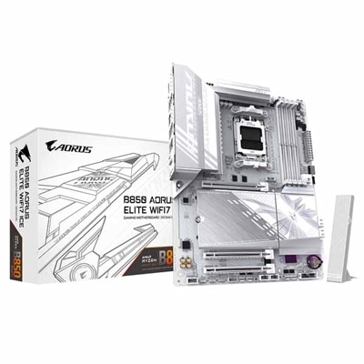 【アウトレット特価・新品】GIGABYTE B850 AORUS ELITE WIFI7 ICE AMD B850チップセット搭載 ATXマザーボード｜B850 A ELITE WF7 ICE|Soc