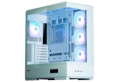 【アウトレット特価・新品】ZALMAN P50 DS White 背面コネクタ設計のマザーボード対応 ARGBファン4基装備 ミドルタワー型PCケース ホワイト｜P50 DS WHITE|ATX|PC