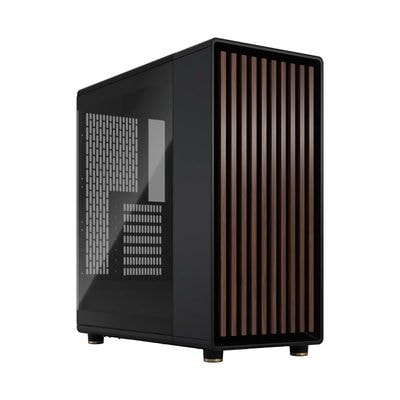Fractal Design North Charcoal Black TG Dark ミドルタワー型PCケース ブラック｜FD-C-NOR1C-02|ATX|PCケース