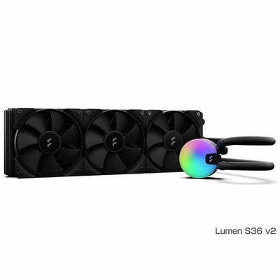 Fractal Design Lumen S36 v2 水冷一体型CPUクーラー 120mmファン×3｜FD-W-L1-S3611|CPUクーラー|クーラー/ヒートシンク/冷却/ファン/水冷
