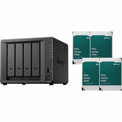 Synology DiskStation DS925+ +HAT3300-4TB 4個 NASキット HDD同梱モデル｜DS925+_HAT3300-4TB4|3.5インチSATA用 ハードディスク 