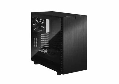 【アウトレット特価・新品】Fractal Design Define 7 Black TG Dark Tint ミドルタワー型PCケース ブラック/強化ガラスダークモデル｜FD-C-DEF7A-03|
